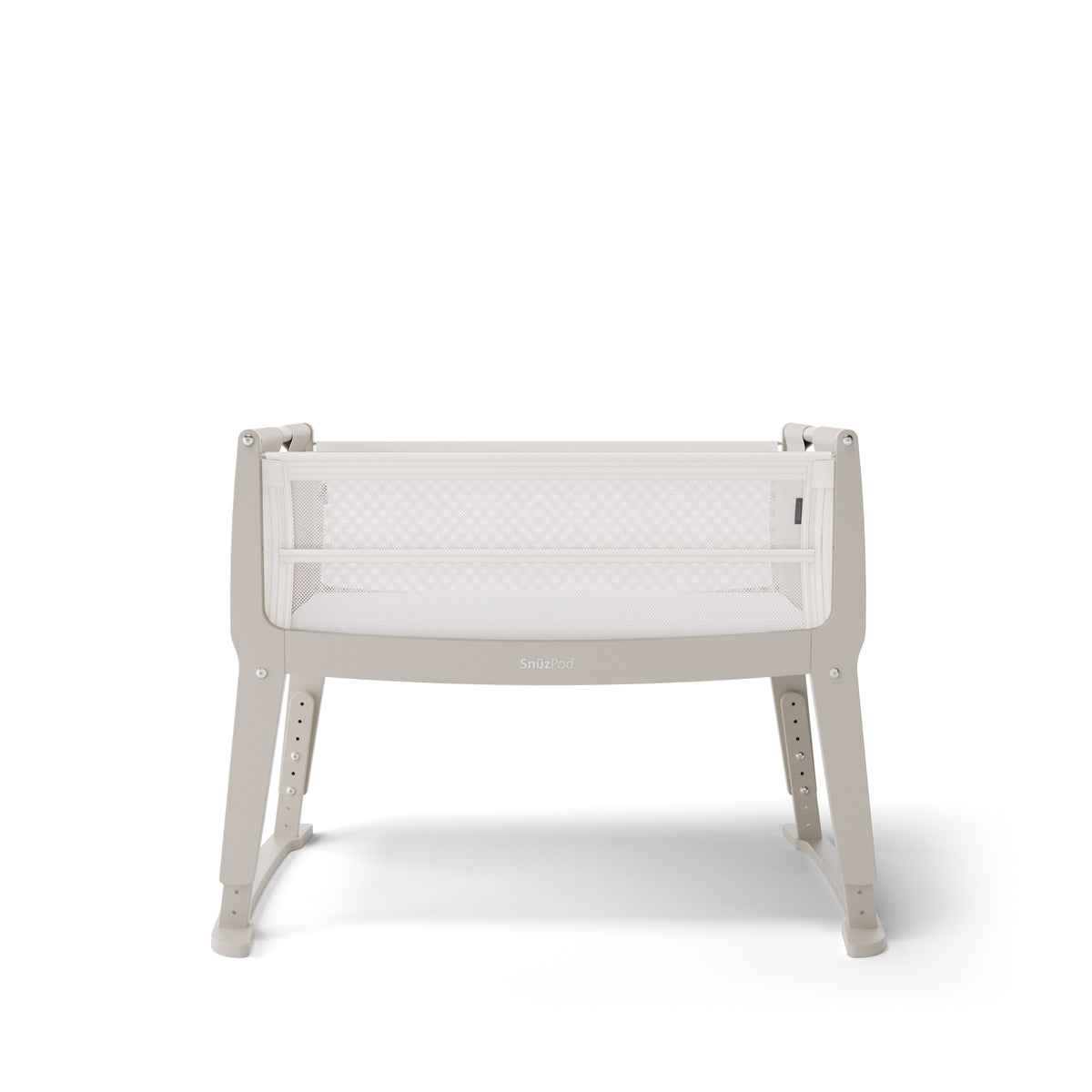 SnuzPod Studio Bedside Crib with mattress - Oslo Grey