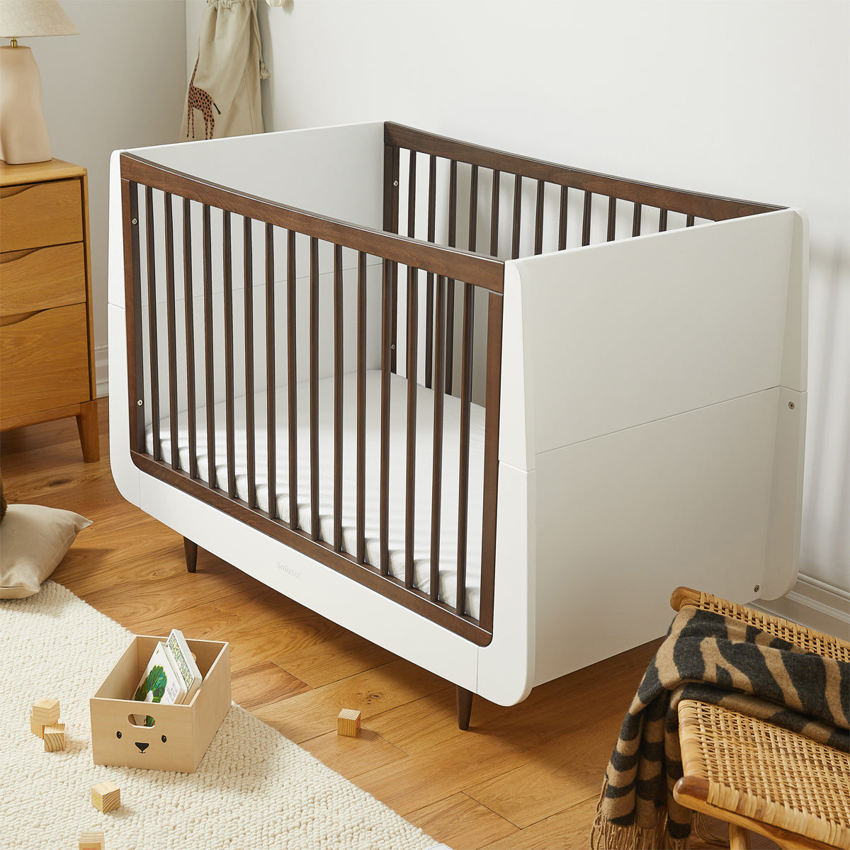 SnuzKot Skandi Cot Bed  - The Natural Edit - Ebony