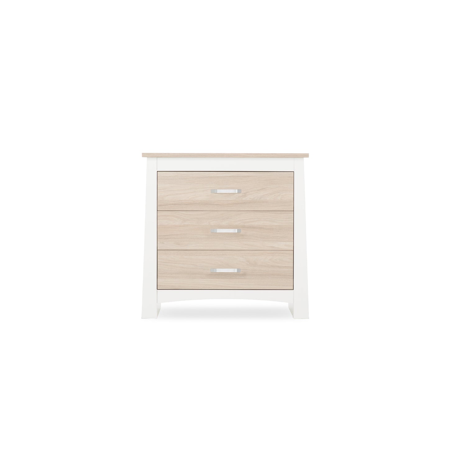 CuddleCo Ada3 Drawer Dresser - White/Ash