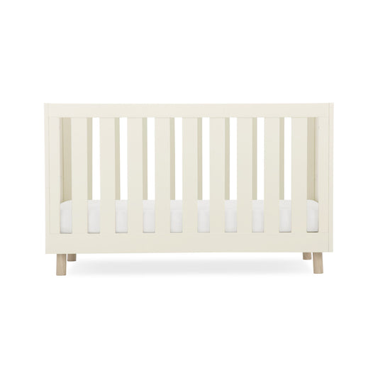 CuddleCo Harper Cot Bed - Cream & Ash