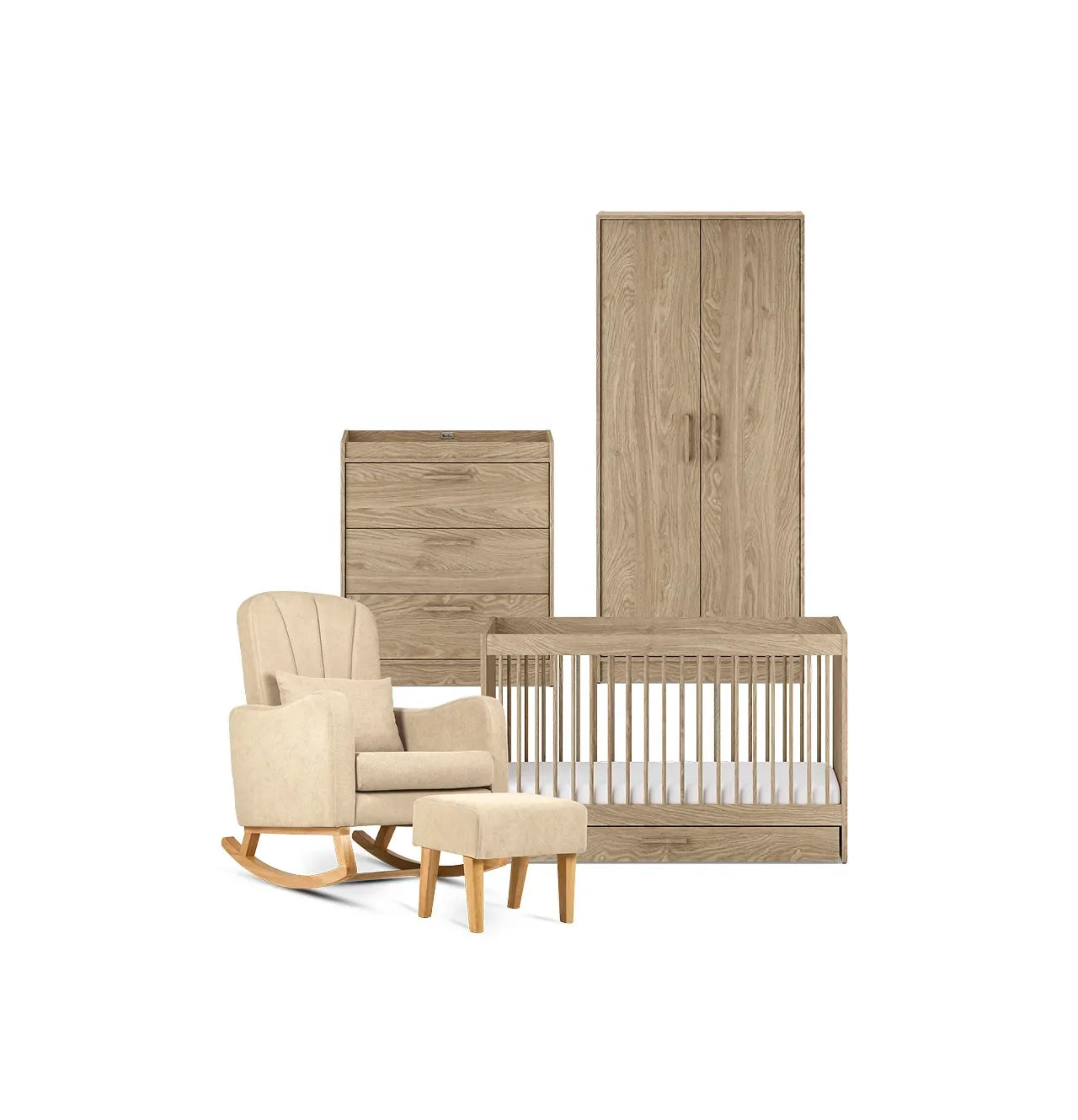 Silver Cross Geneva 4 Piece Nursery Set