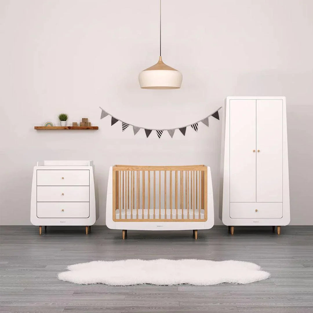 SnuzKot Skandi 3 Piece Nursery Furniture Set - Natural