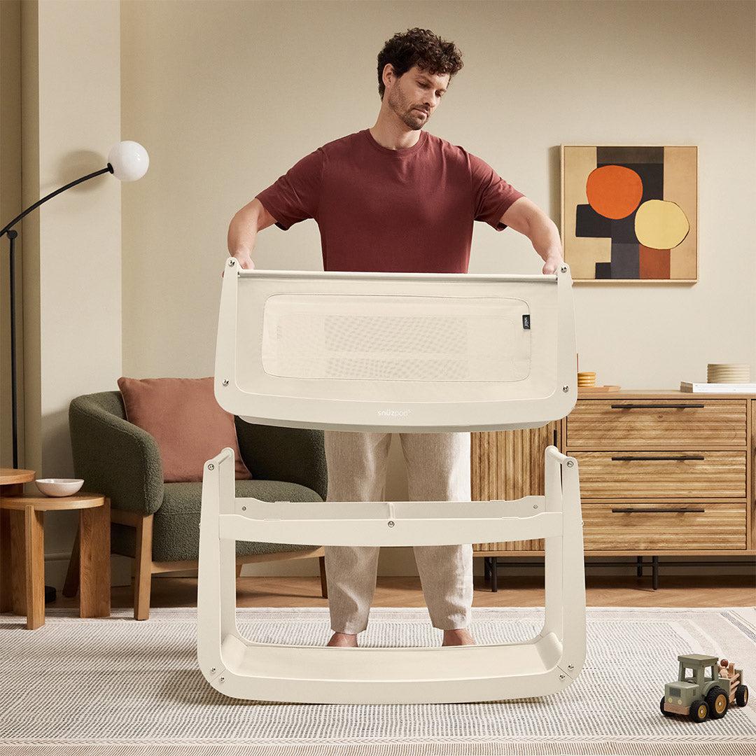 SnuzPod5 Bedside Crib - Cashmere