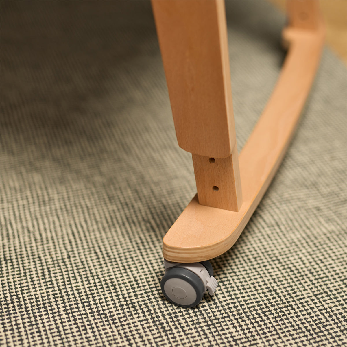 SnuzPod Studio Bedside Crib with mattress - Stockholm Natural