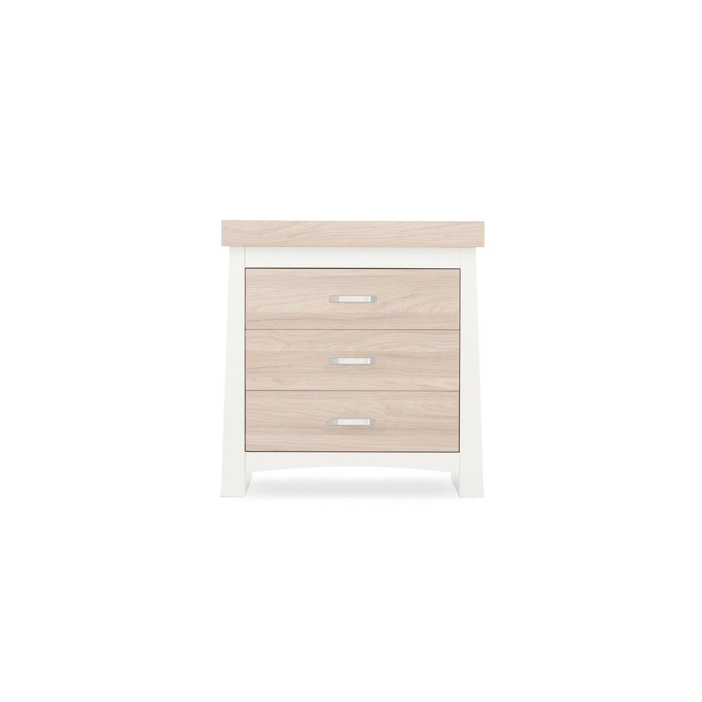 CuddleCo Ada3 Drawer Dresser - White/Ash