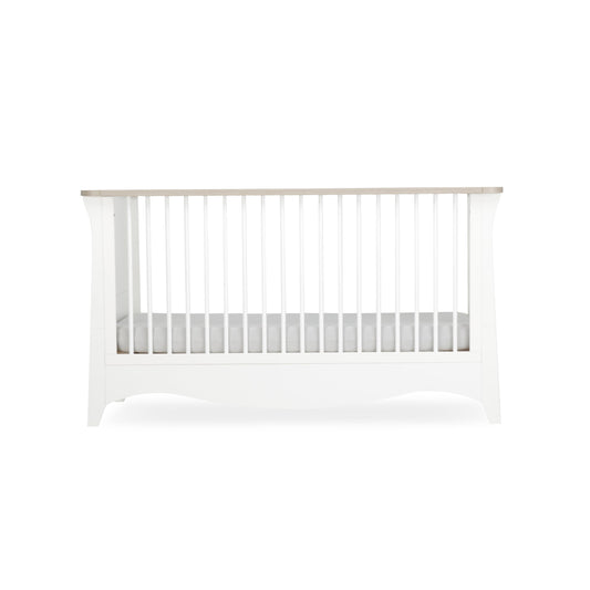 CuddleCo Clara Cot Bed - White/Ash