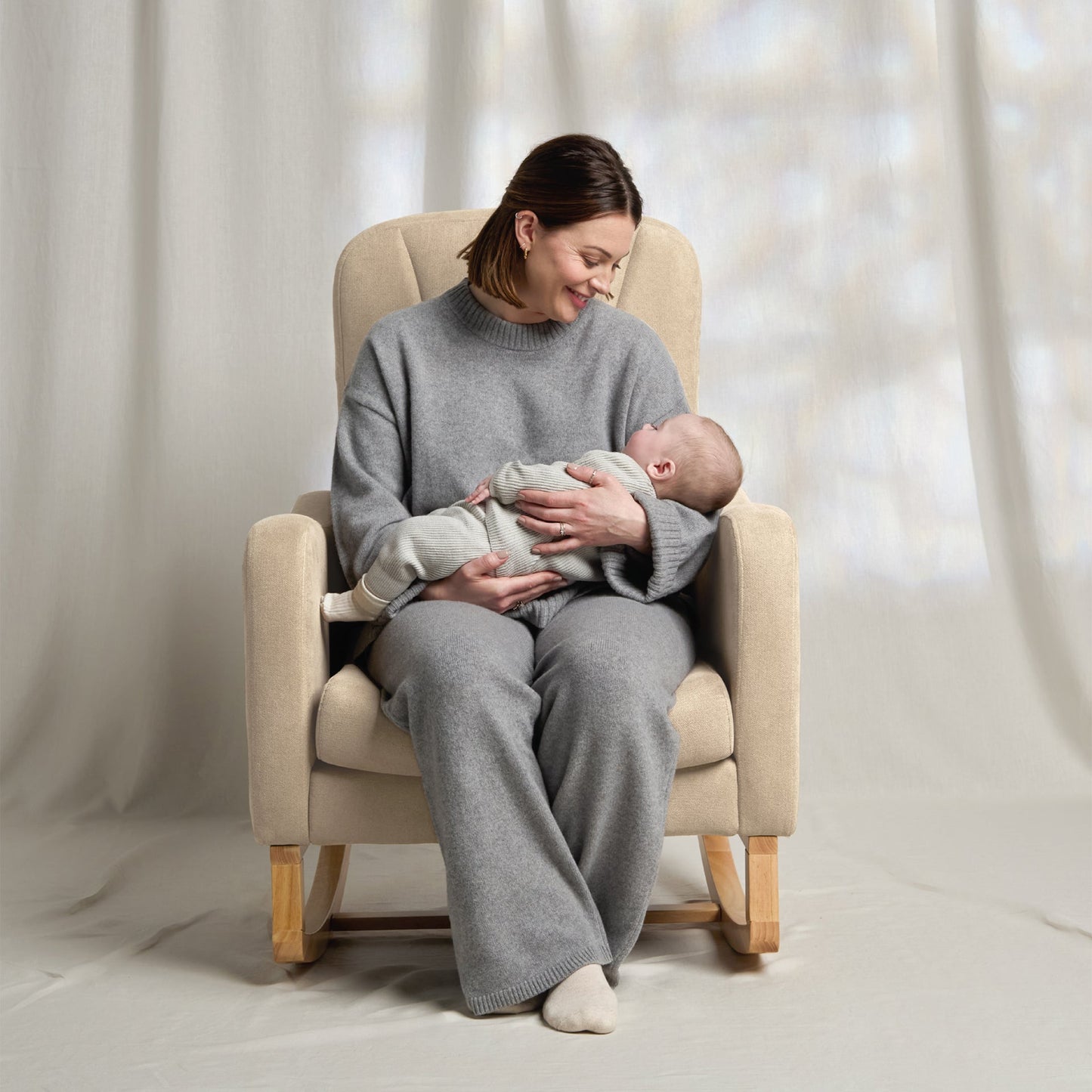 Silver Cross Carmel Nursing Chair - Almond