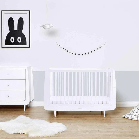 SnuzKot Skandi Cot Bed - White