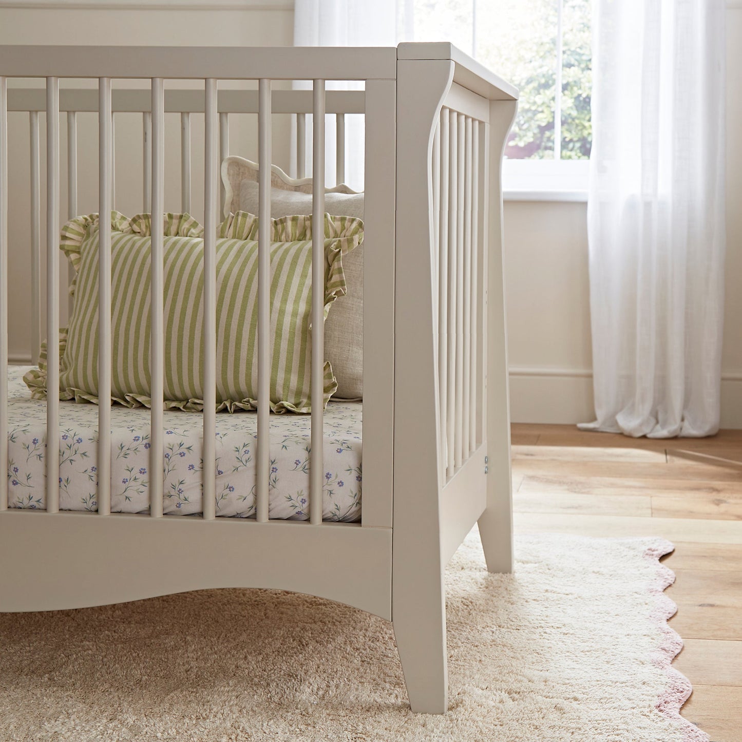 CuddleCo Clara Mini 2 Piece Changer and Cot Bed- Cashmere/Ash