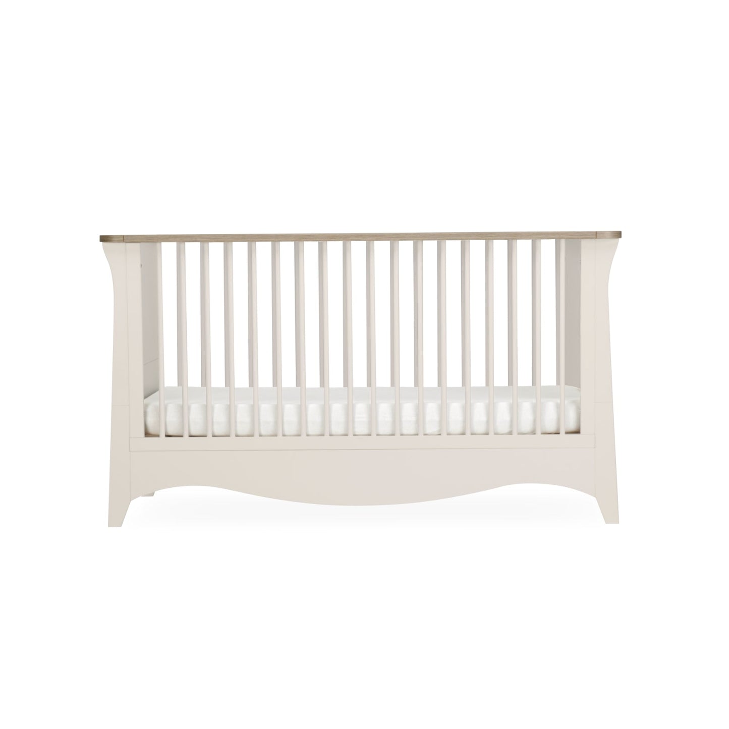 CuddleCo Clara Cot Bed - Cashmere/Ash
