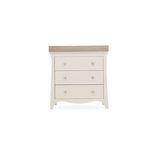 CuddleCo Clara 3 Drawer Dresser & Changer - Cashmere/Ash