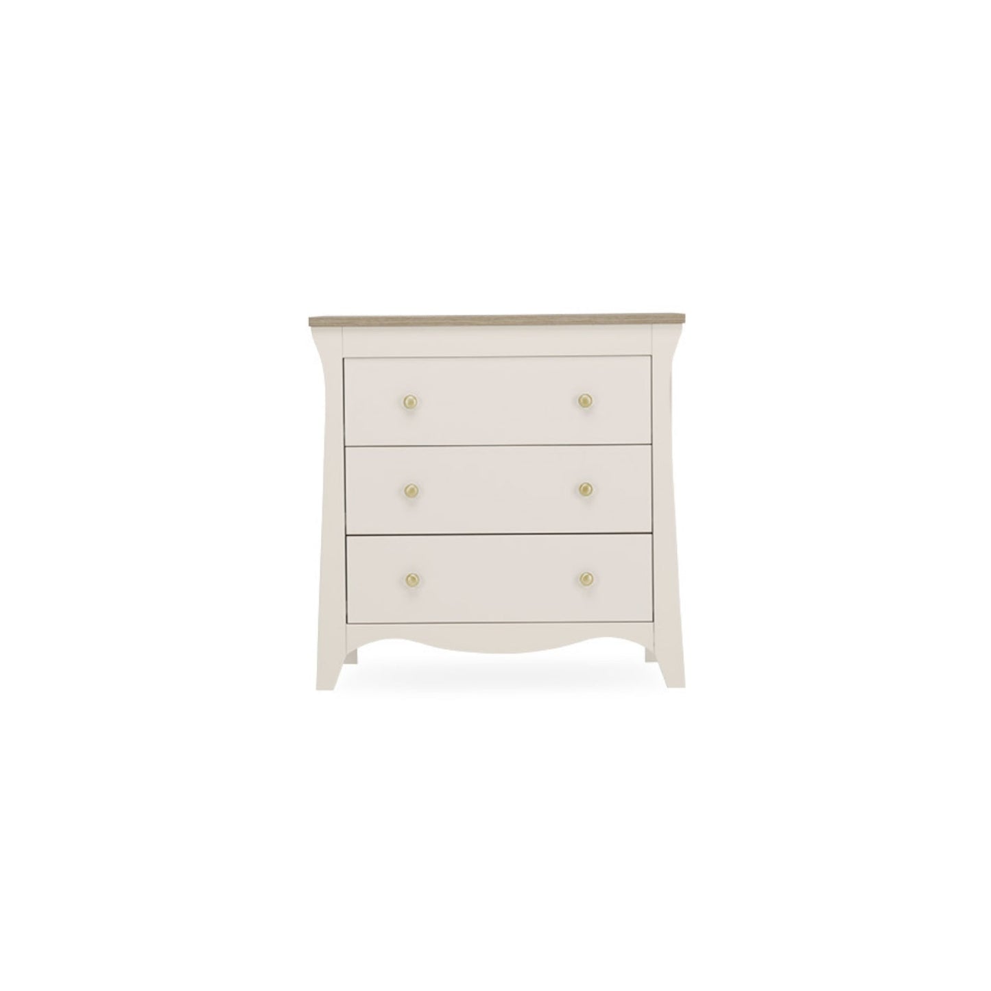 CuddleCo Clara 3 Drawer Dresser & Changer - Cashmere/Ash