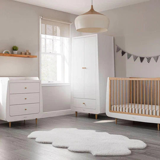 SnuzKot Skandi 3 Piece Nursery Furniture Set - Natural