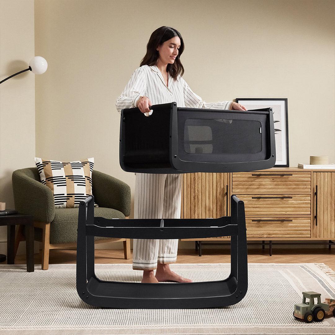 SnuzPod5 Bedside Crib - Graphite