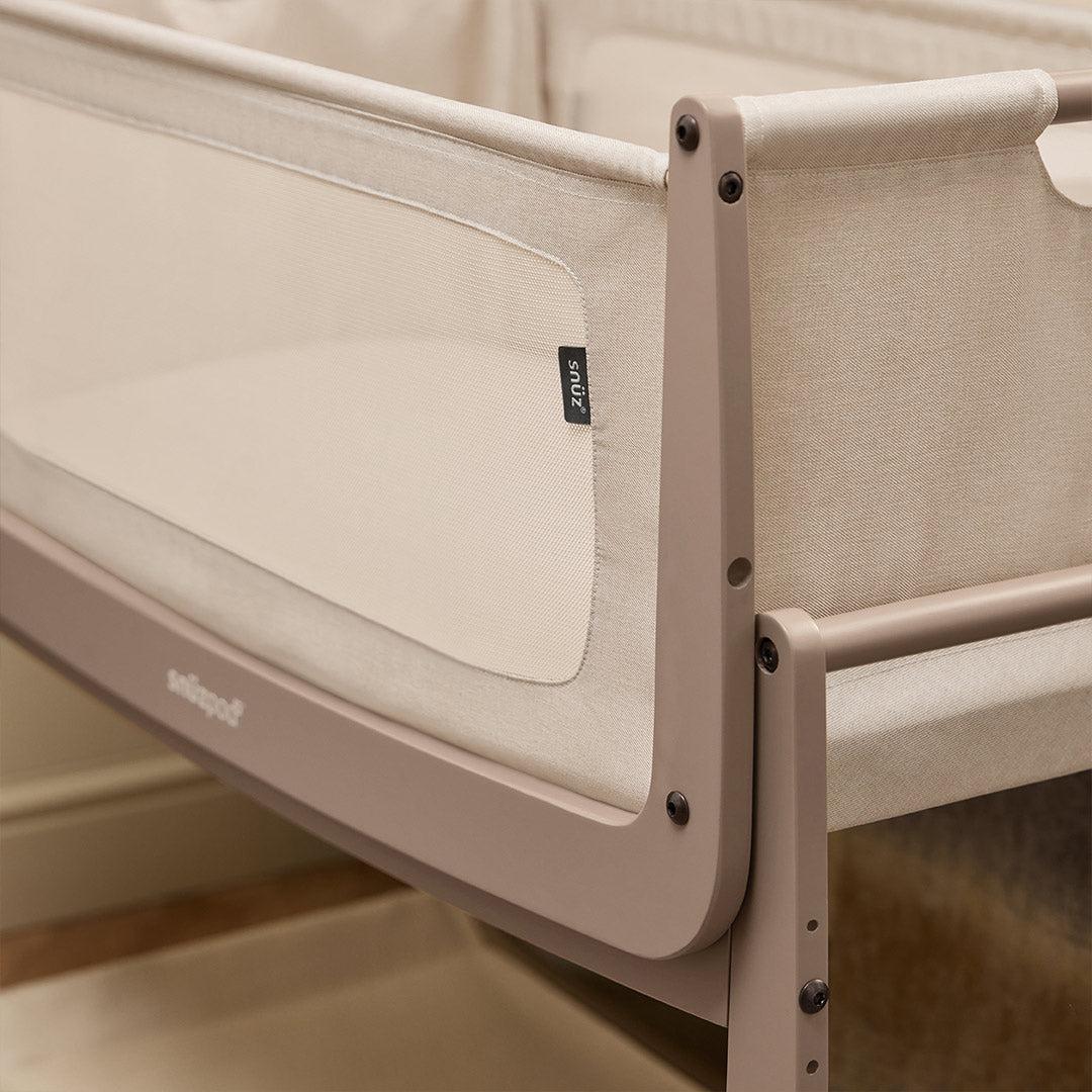 SnuzPod5 Bedside Crib - Mocha