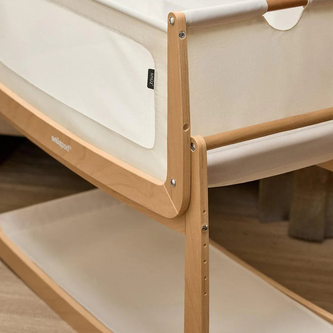SnuzPod5 Bedside Crib - Natural