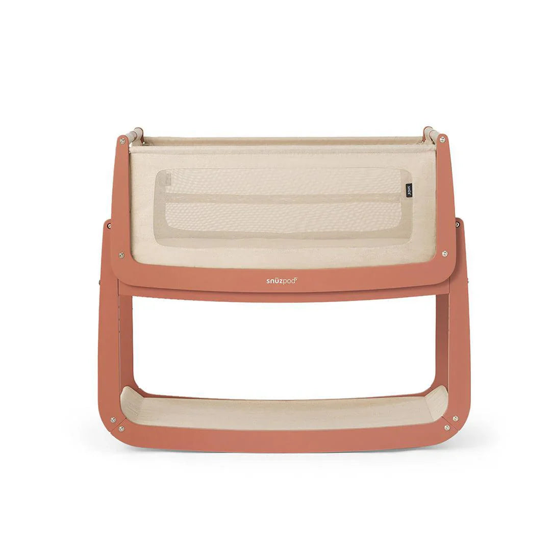 SnuzPod5 Bedside Crib - Terracotta